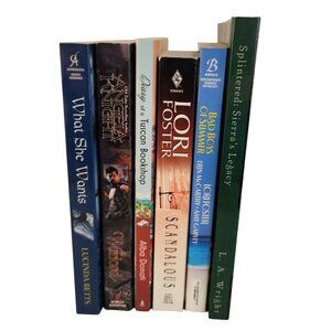 Romance Fiction Book Lot 6 Lori Foster Angela Knight Alba Donati